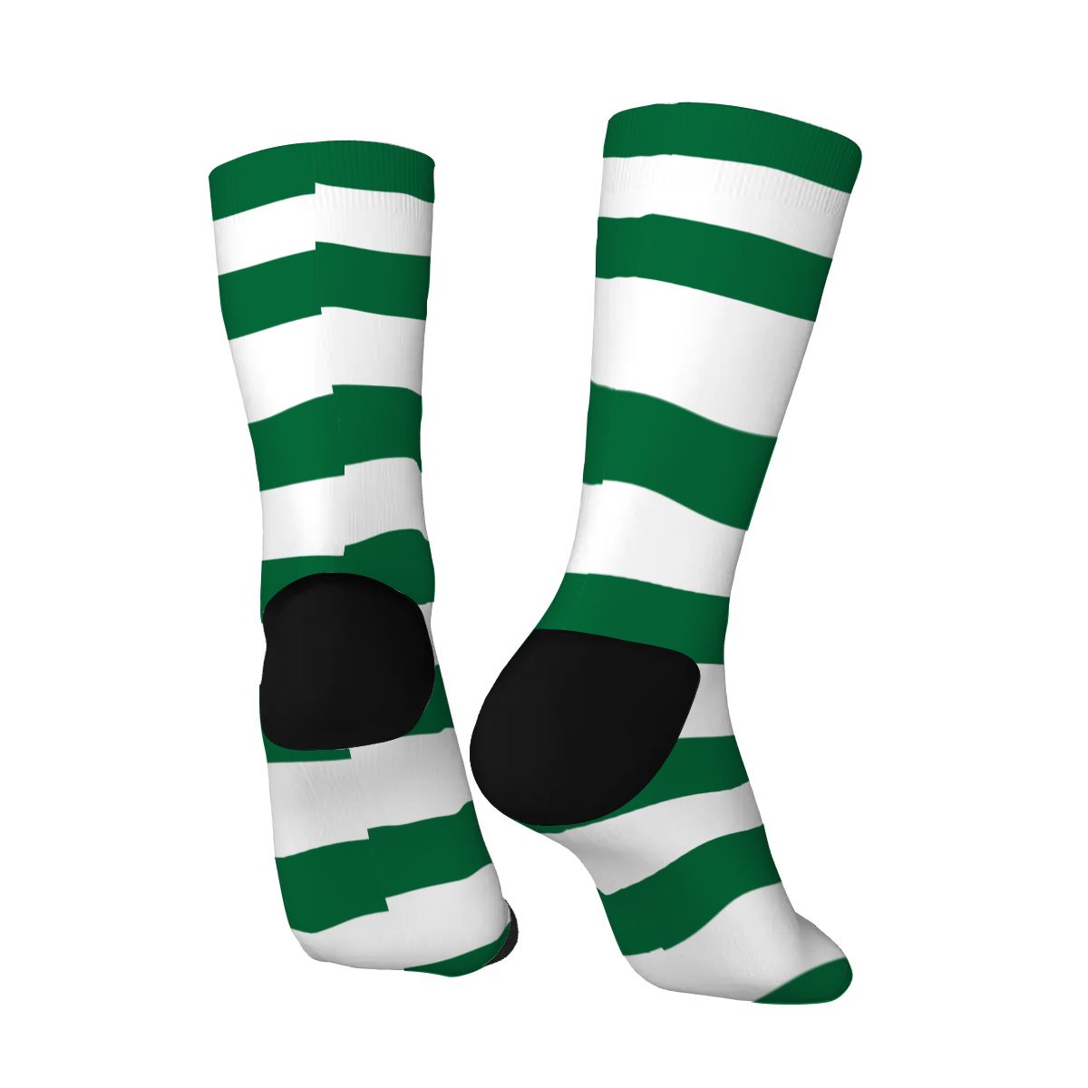 Green and White Stripes