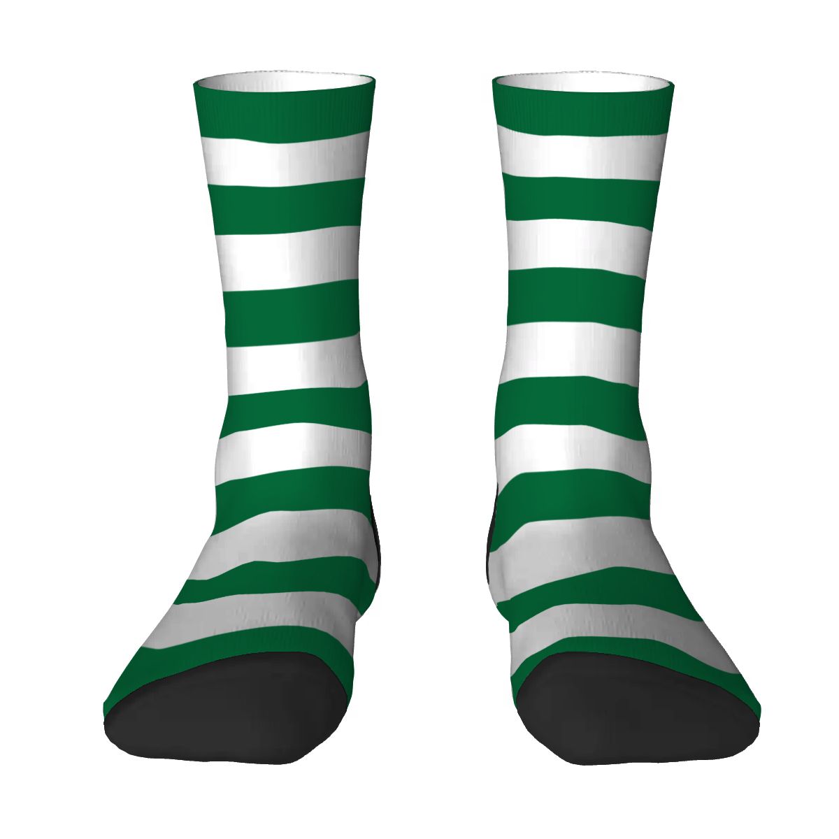 Green and White Stripes